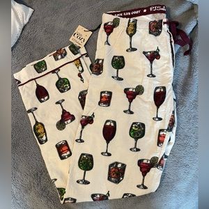 PJ Salvage Cocktail Pajama Pants - Size Small